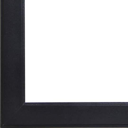 Black Flat Frame with Mat, Simply Essentials™ by Studio Décor®